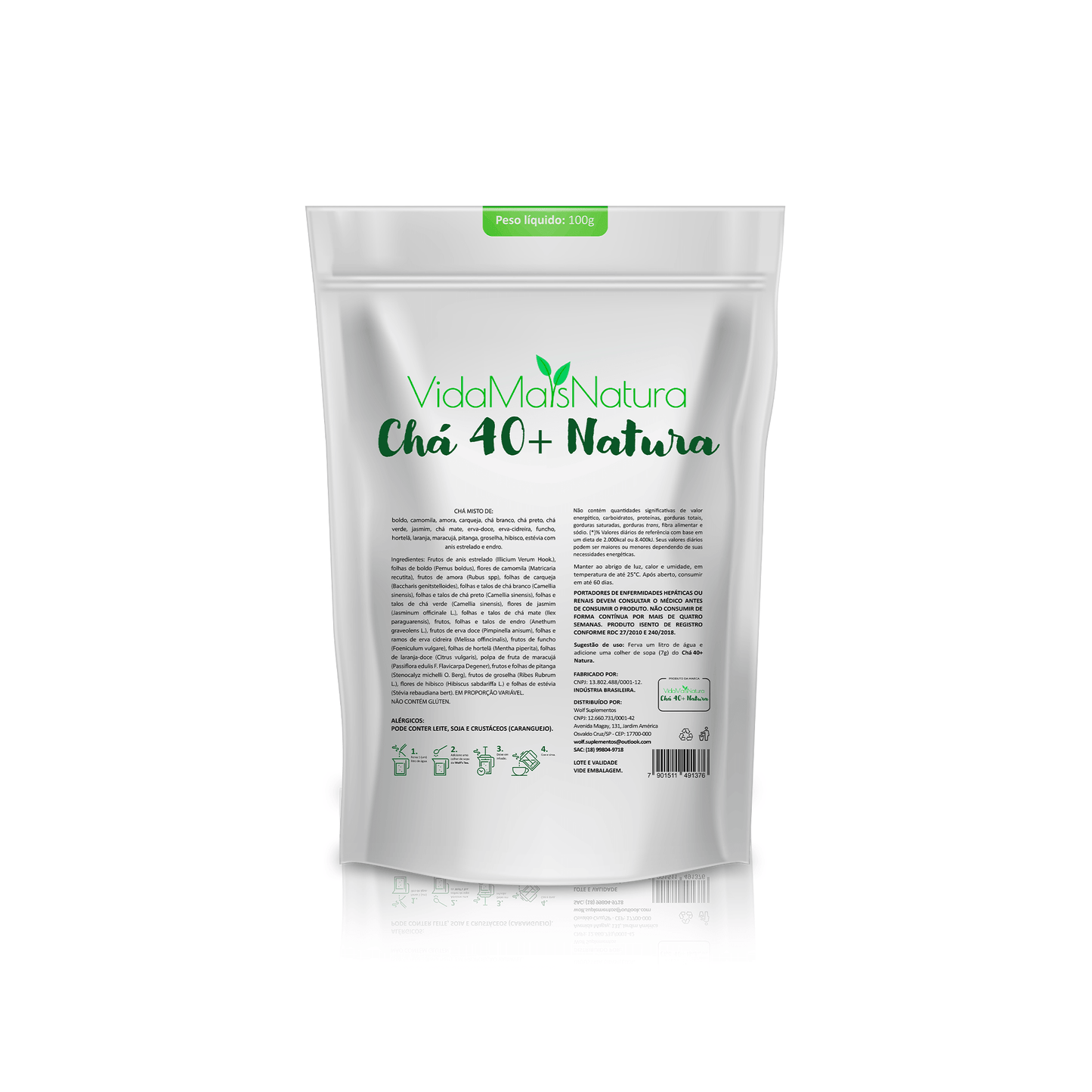 Combo Queima de Gordura + Detoxifica (4 UNIDADES) - Vida Mais Natura