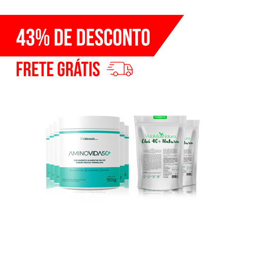 Combo Ganho de Massa Magra e Beleza + Detoxificação (8 UNIDADES)