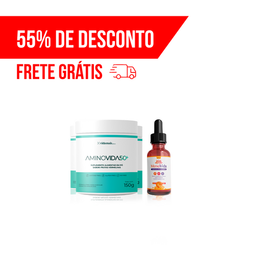 Combo Ganho de Massa Magra + Combo Alivia Menopausa (4 UNIDADES)