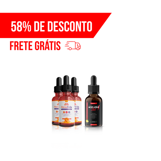 Combo Alivia Menopausa + Emagrecimento (4 UNIDADES)