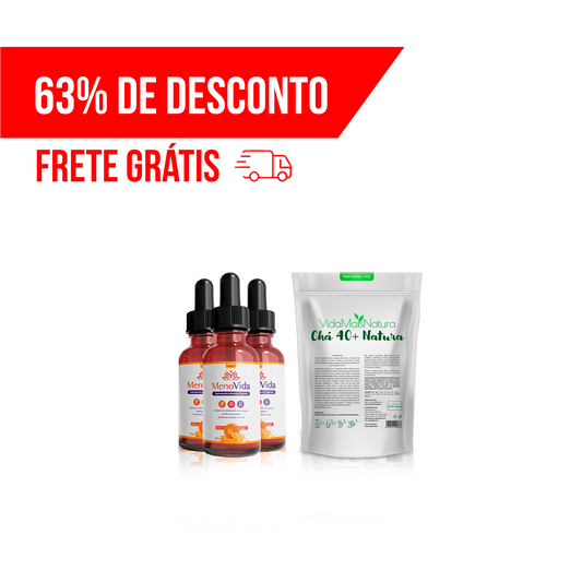 Combo Alivia Menopausa + Detoxifica (4 UNIDADES)
