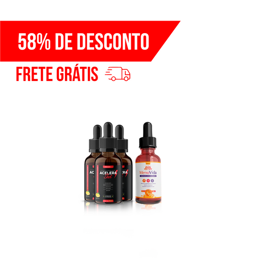 Combo Queima de Gordura + Alivia Menopausa (4 UNIDADES)