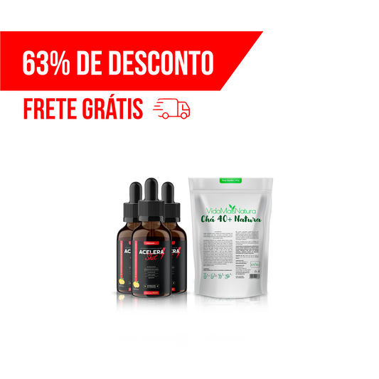 Combo Queima de Gordura + Detoxifica (4 UNIDADES)
