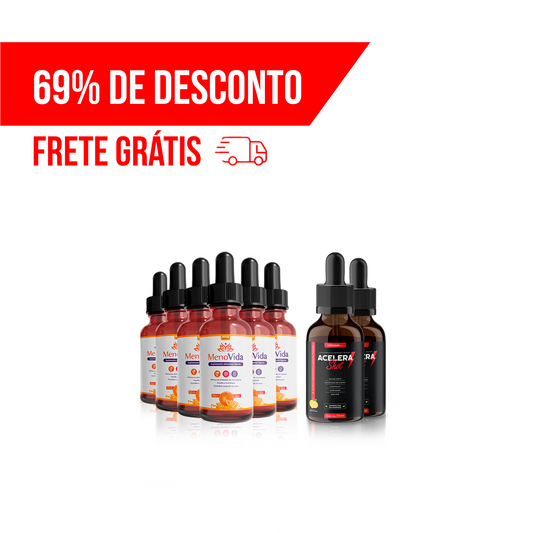 Combo Menopausa Controlada + Emagrecimento (8 FRASCOS)