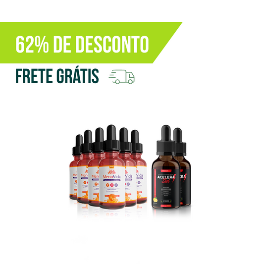 Combo Menopausa Controlada + Emagrecimento (8 FRASCOS)
