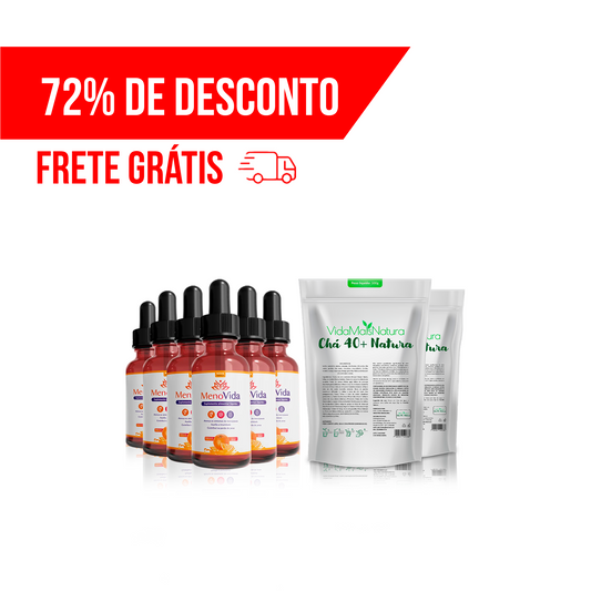 Combo Menopausa Controlada + Detoxificação (8 UNIDADES)