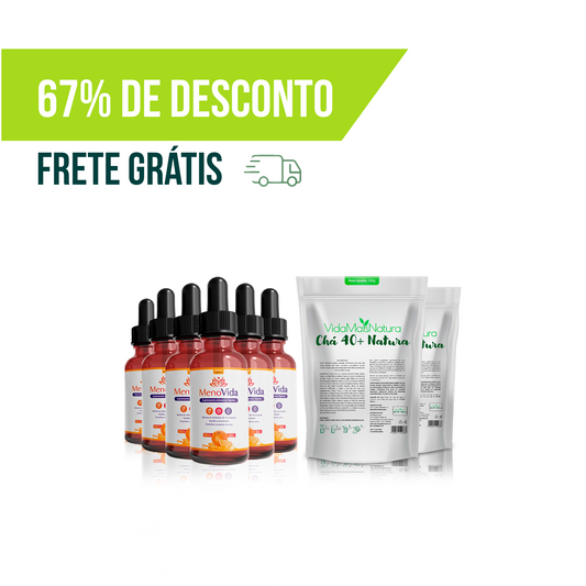 Combo Menopausa Controlada + Detoxificação (8 UNIDADES)