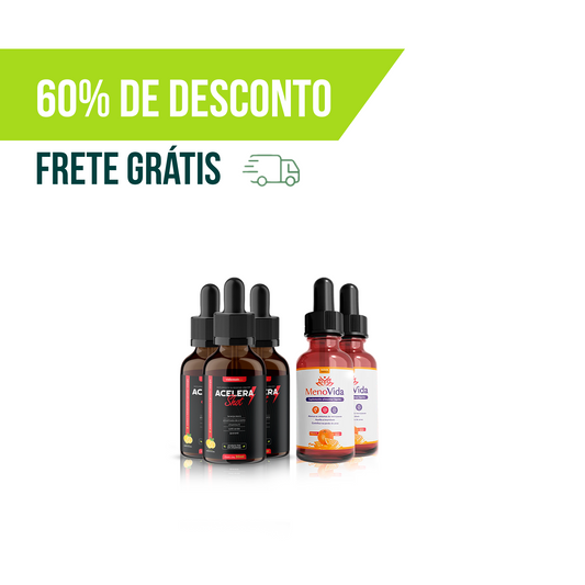 Combo Emagrecimento + Alivia Menopausa (5 UNIDADES)