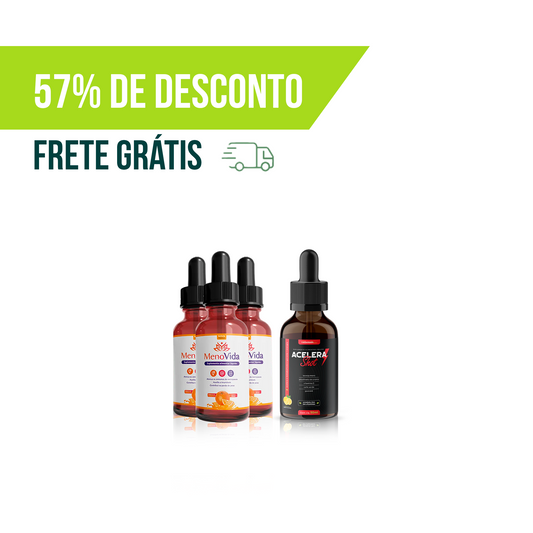 Combo Alivia Menopausa + Emagrecimento (4 UNIDADES)