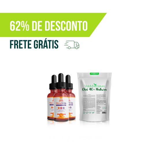 Combo Alivia Menopausa + Detoxifica (4 UNIDADES)