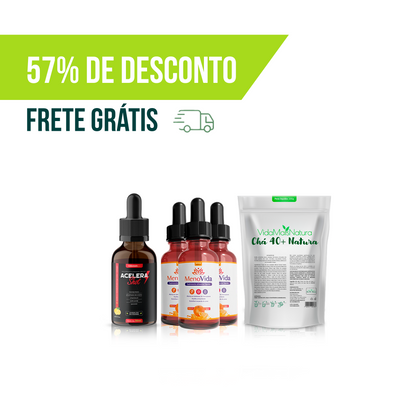 Combo Alivia Menopausa + Emagrecimento + Detoxifica (5 UNIDADES)
