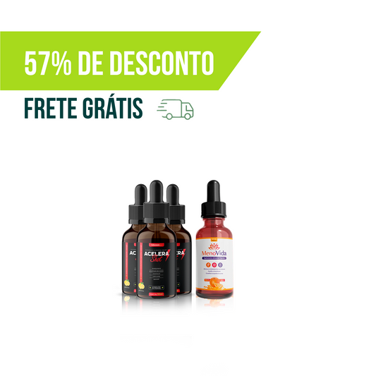 Combo Queima de Gordura + Alivia Menopausa (4 UNIDADES)