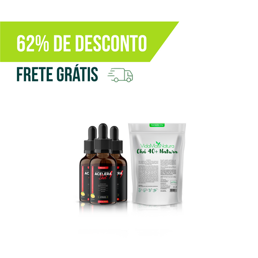 Combo Queima de Gordura + Detoxifica (4 UNIDADES)