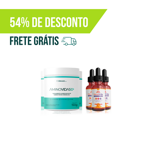 Combo Ganho e Preservação da Massa Magra na Menopausa (6 UNIDADES)-