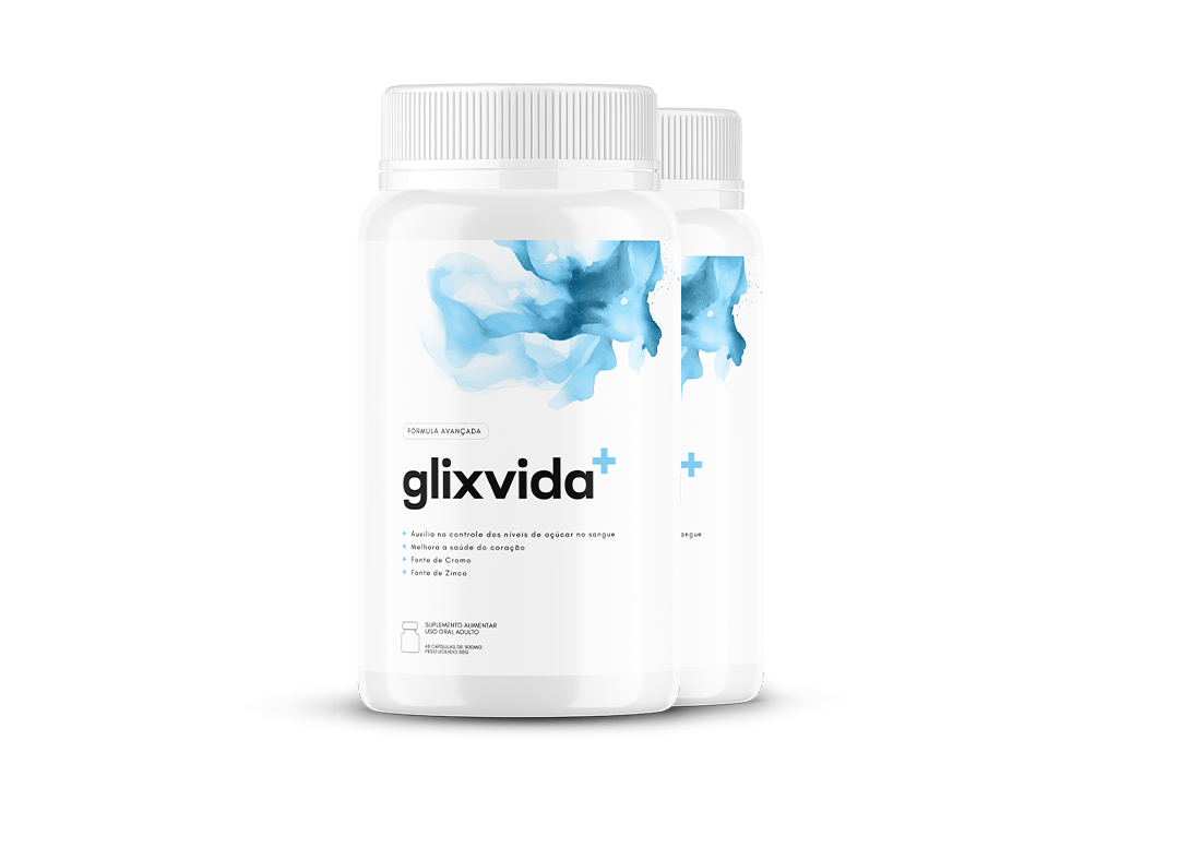 GlixVida+ Regula os níveis de açúcar no sangue (2 POTES)